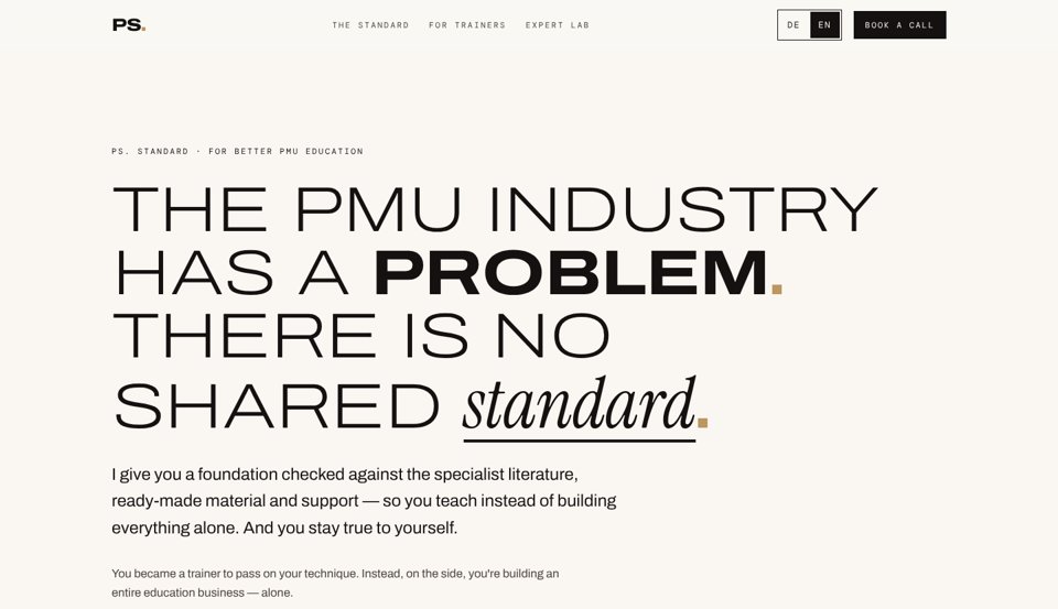 Startseite von thepsstandard.com